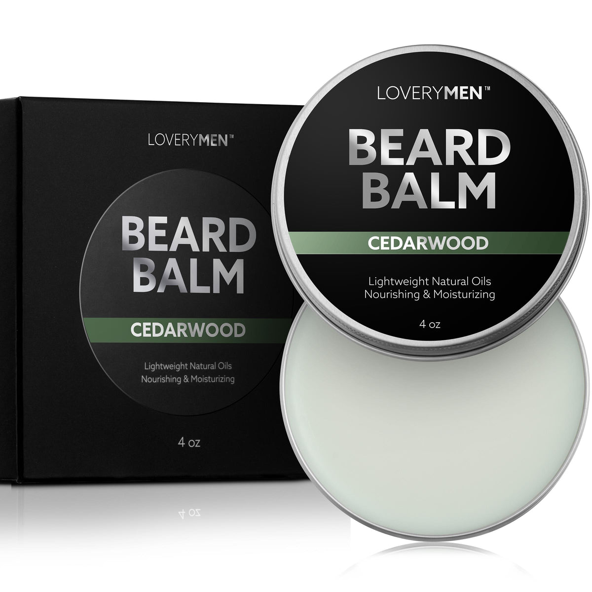 Lovery Cedarwood Beard Balm Size 4oz