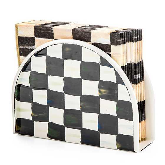 MacKenzie-Childs Sky Check Napkin Holder