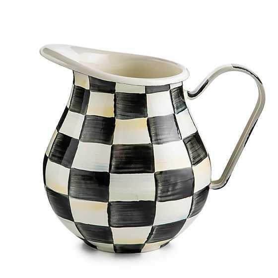 MacKenzie-Childs White Flower Market Pitcher
