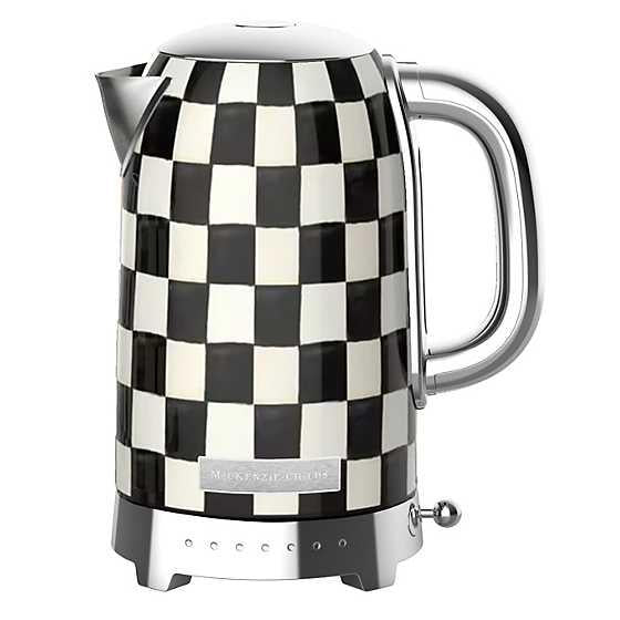 MacKenzie-Childs cherry check electric kettle