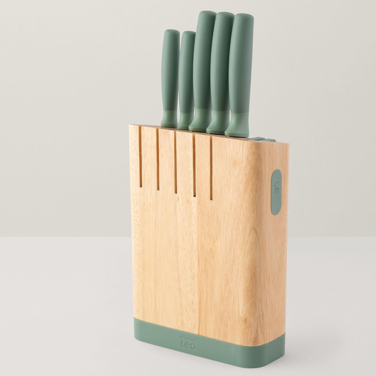 BergHOFF Leo Forest 6pc Knife Block Set, Sage
