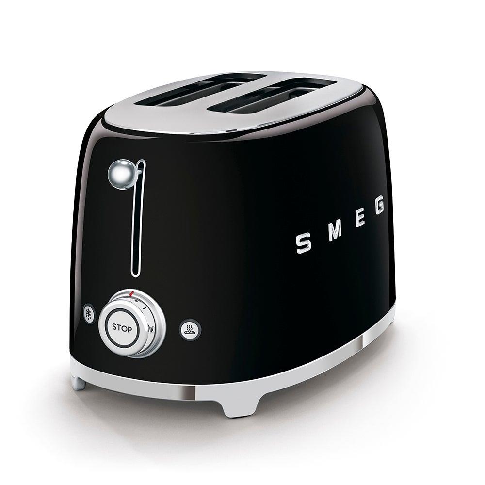 Smeg 2 Slice Toaster Black