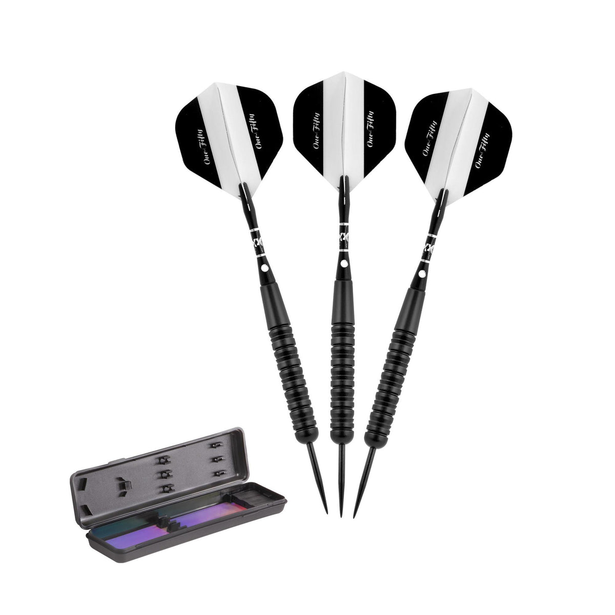 Elkadart Black 150 Jet Black Steel Tip Darts 20 Grams