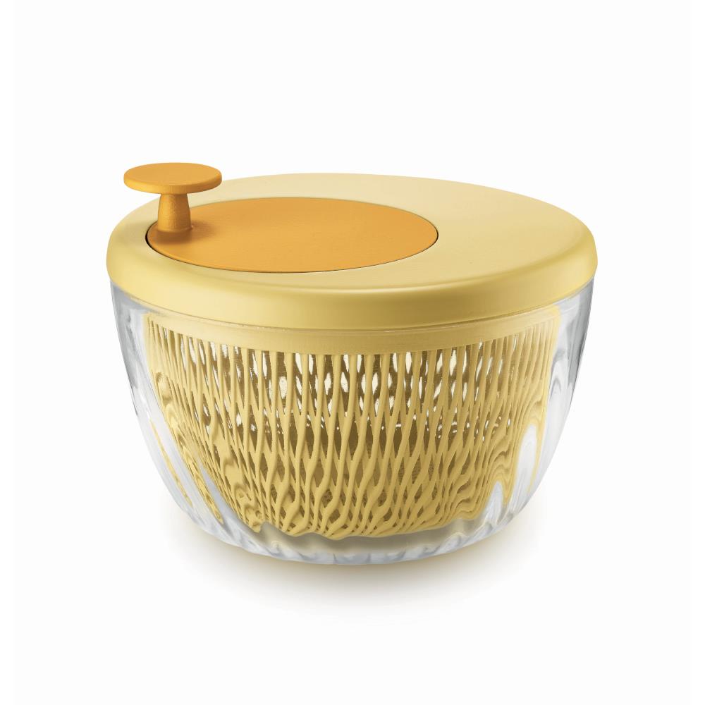 Guzzini Salad Spinner with Lid Spin&Store