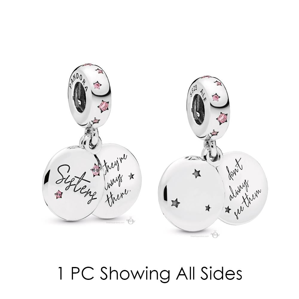 Pandora Forever Sisters Dangle Charm