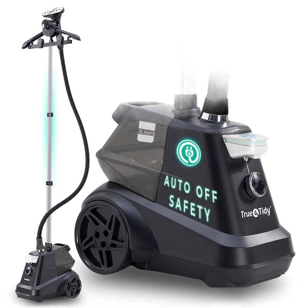 SALAV True & Tidy Industrial Grade 1800W Garment Steamer with Smart Auto-Off Safety & Steam Selection