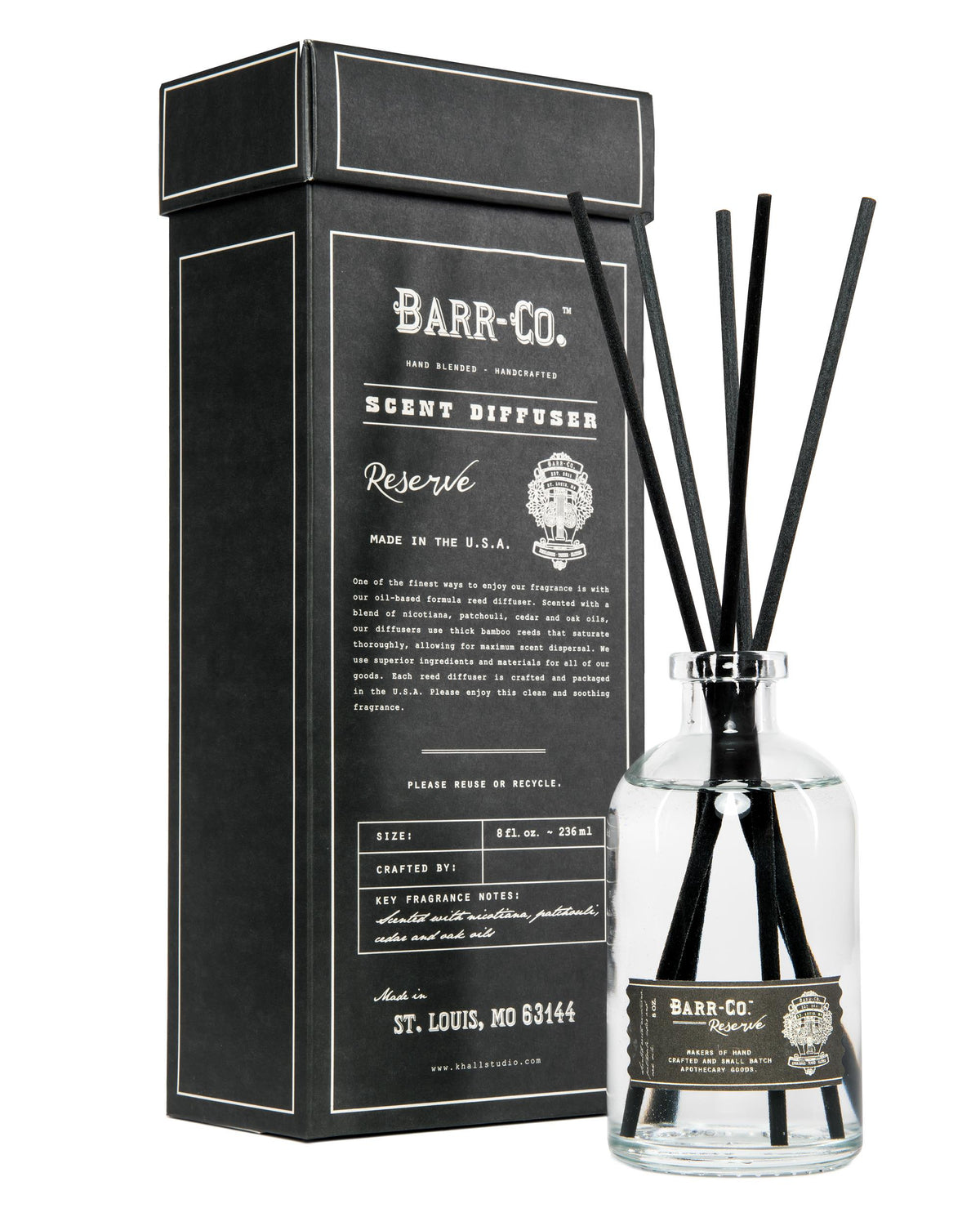 K.Hall Studio Reserve Scent Diffuser Kit