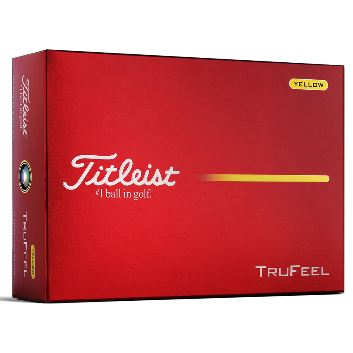 Titleist TruFeel Yellow Golf Balls - 1 Dozen