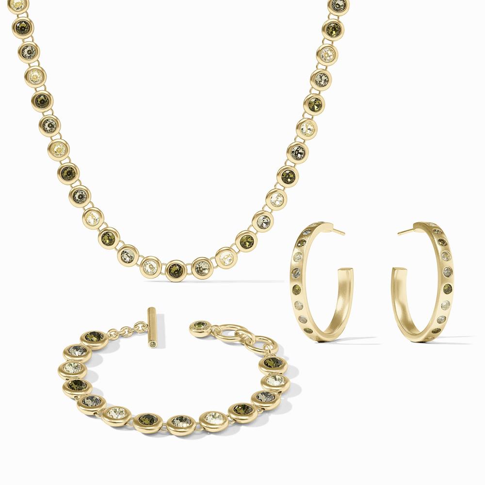 Julie Vos Rainbow Necklace, Bracelet & Earrings