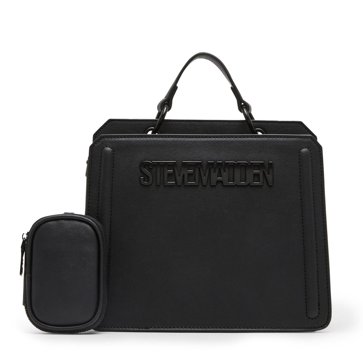 Steve Madden EVELYN Top Handle Crossbody Bag - Black