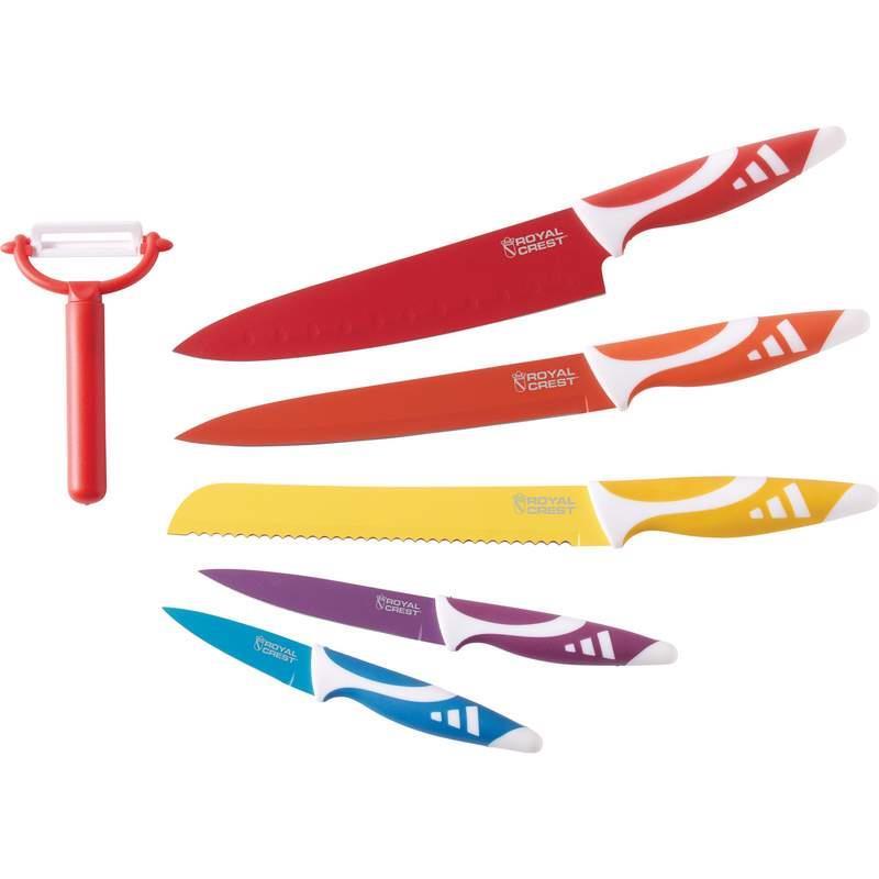 Bella Home 6 Pc. Non-Stick Coated Cutlery Set