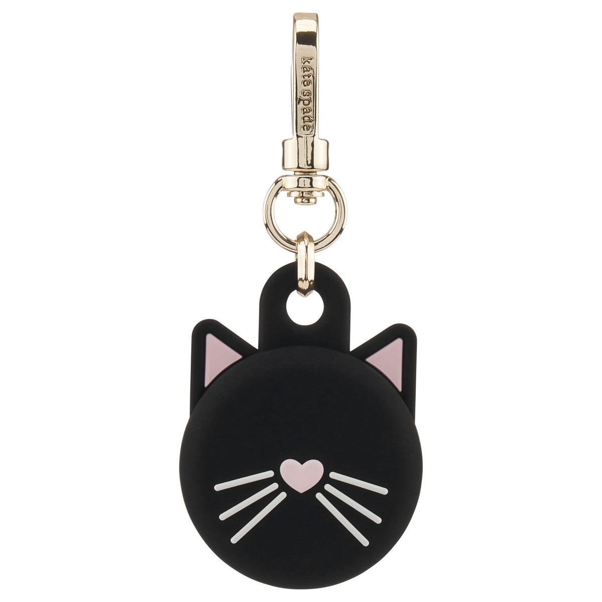 Kate Spade AirTag Keychain Holder Black Cat