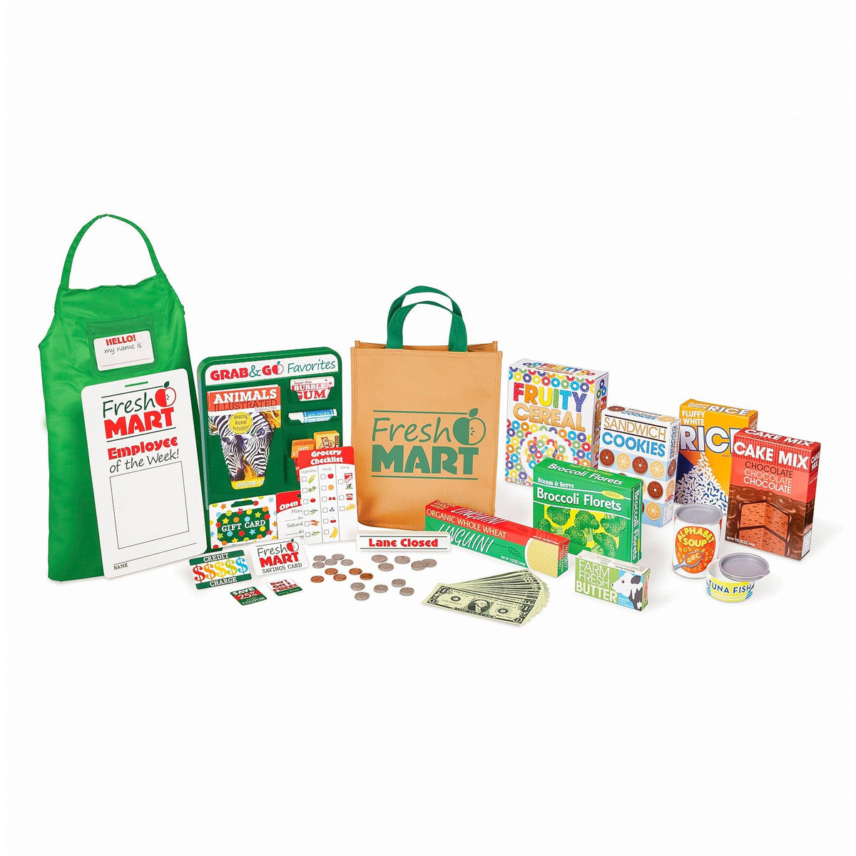 Melissa & Doug Fresh Mart Grocery Store Companion Set Ages 3+ Years
