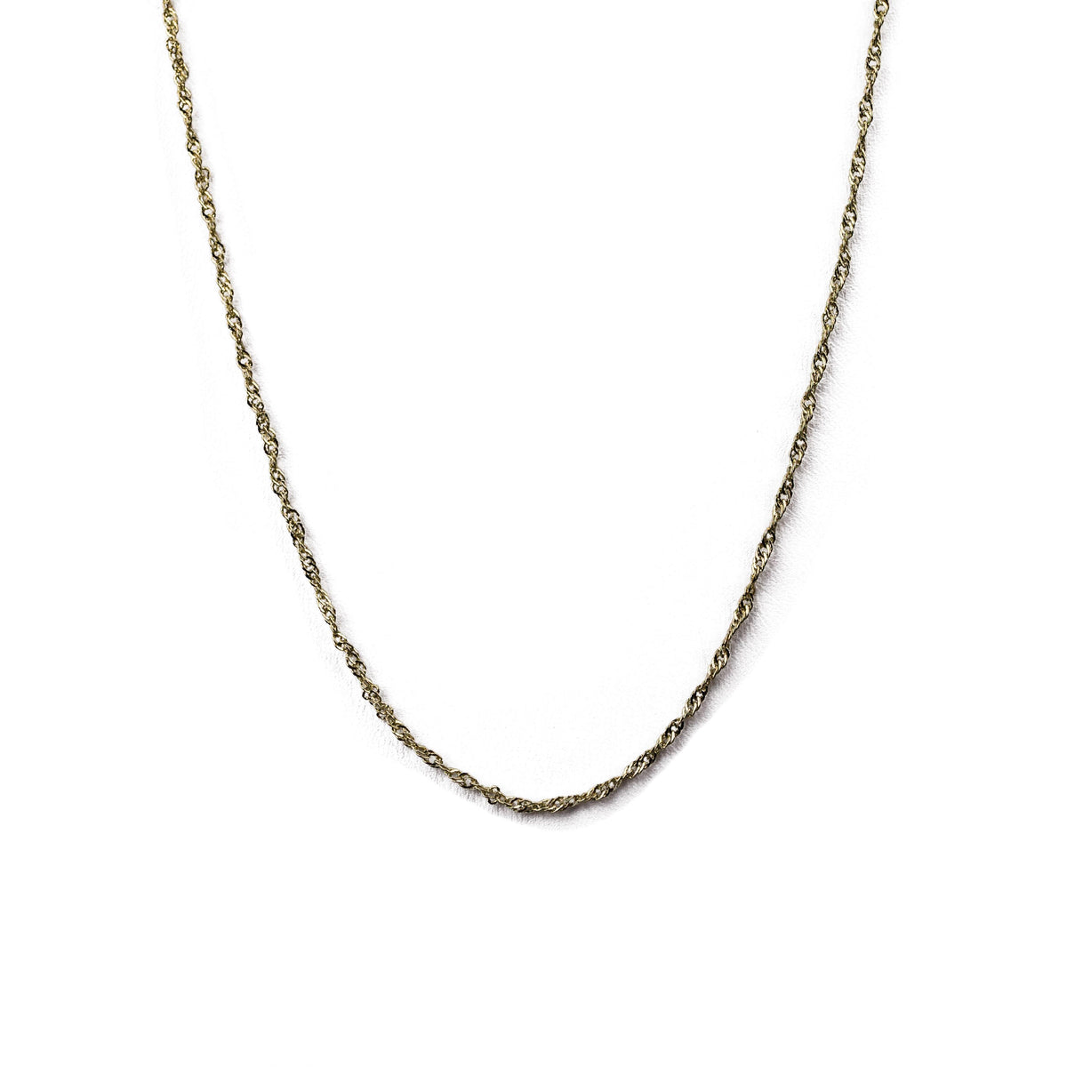 Completely Bella 2mm Golden Twist Necklace