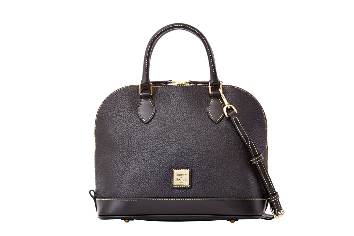 Dooney & Bourke Pebble Grain Zip Zip Satchel