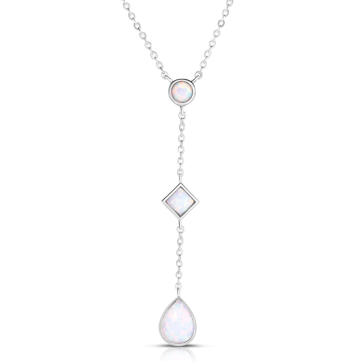 Jilco Inc Opal Lariat Necklace