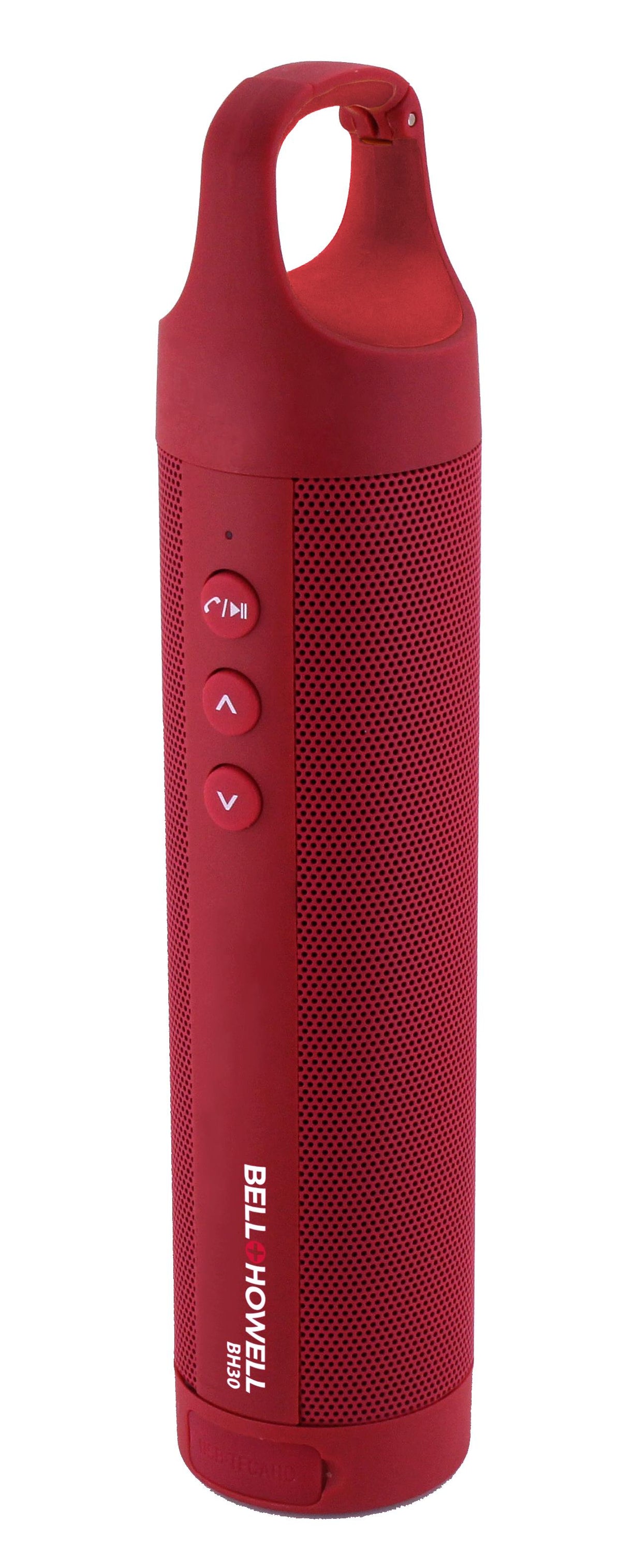 Bell+Howell Bluetooth Speaker and FM Radio-Red