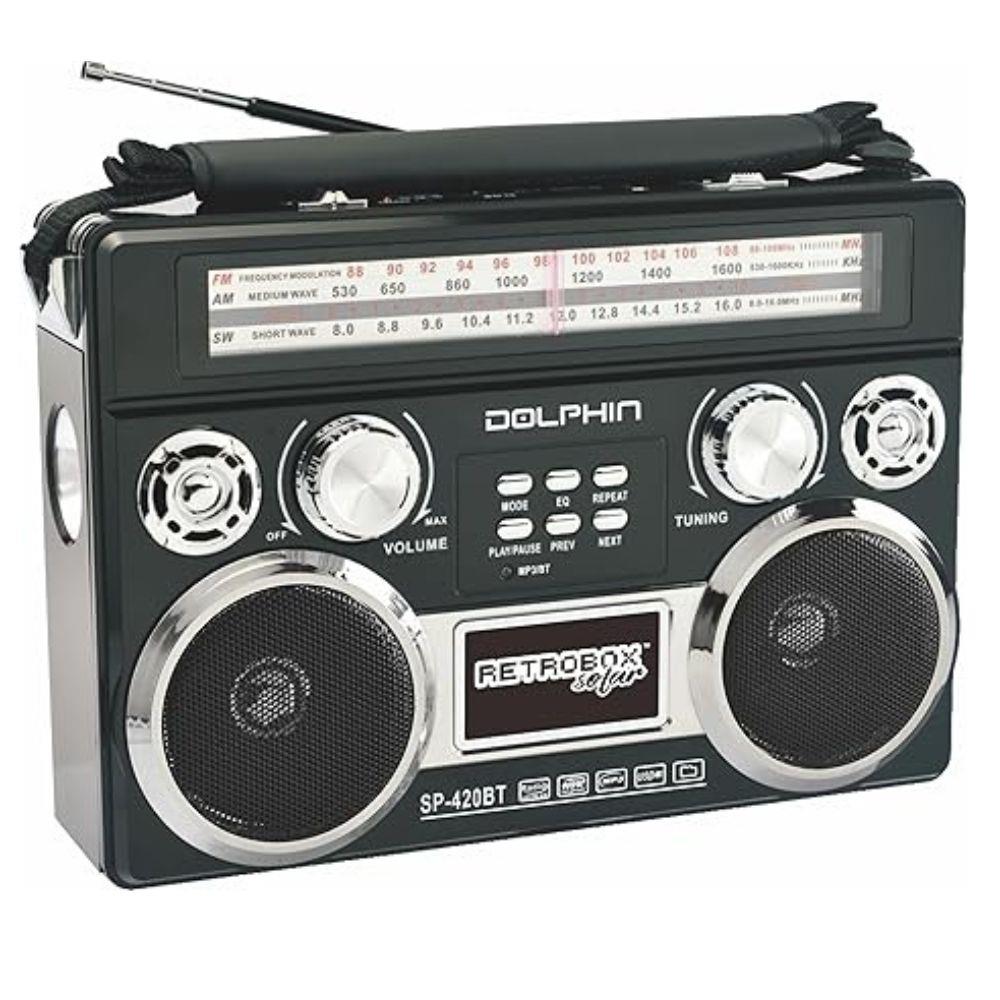 Dolphin AM/FM/SW Bluetooth Solar Radio