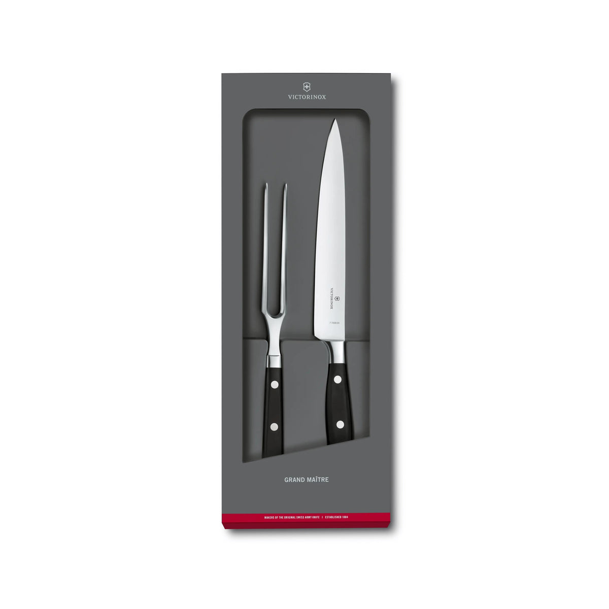 Victorinox Swiss Army Grand Matre, carving set, 2pcs, pom, gift box