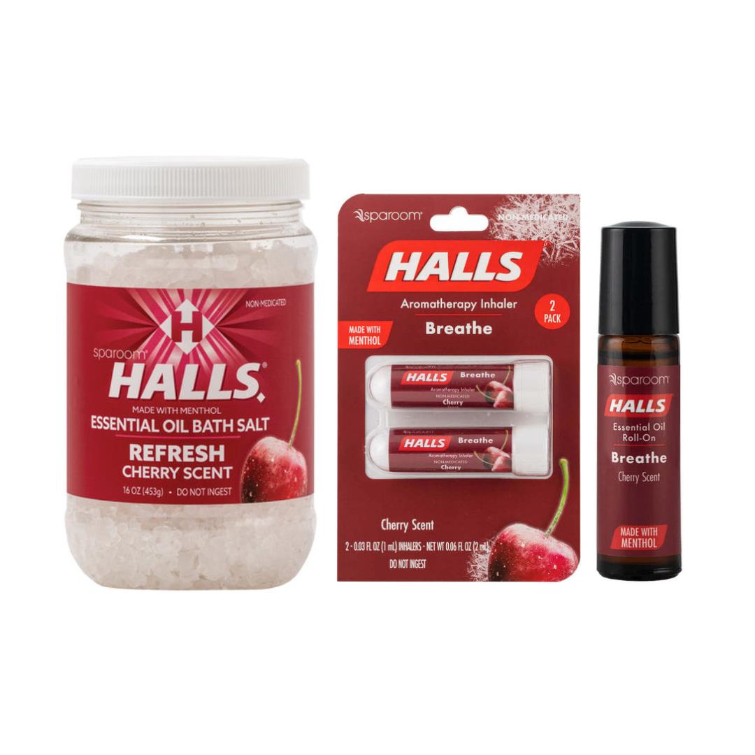 SpaRoom HALLS Lemon Wellness Bundle