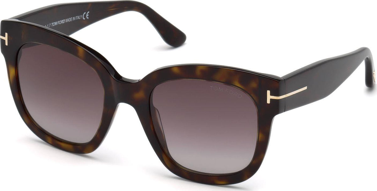 Tom Ford Women's Beatrix Sunglasses - Dark Havana/Gradient Bourdeaux Lenses
