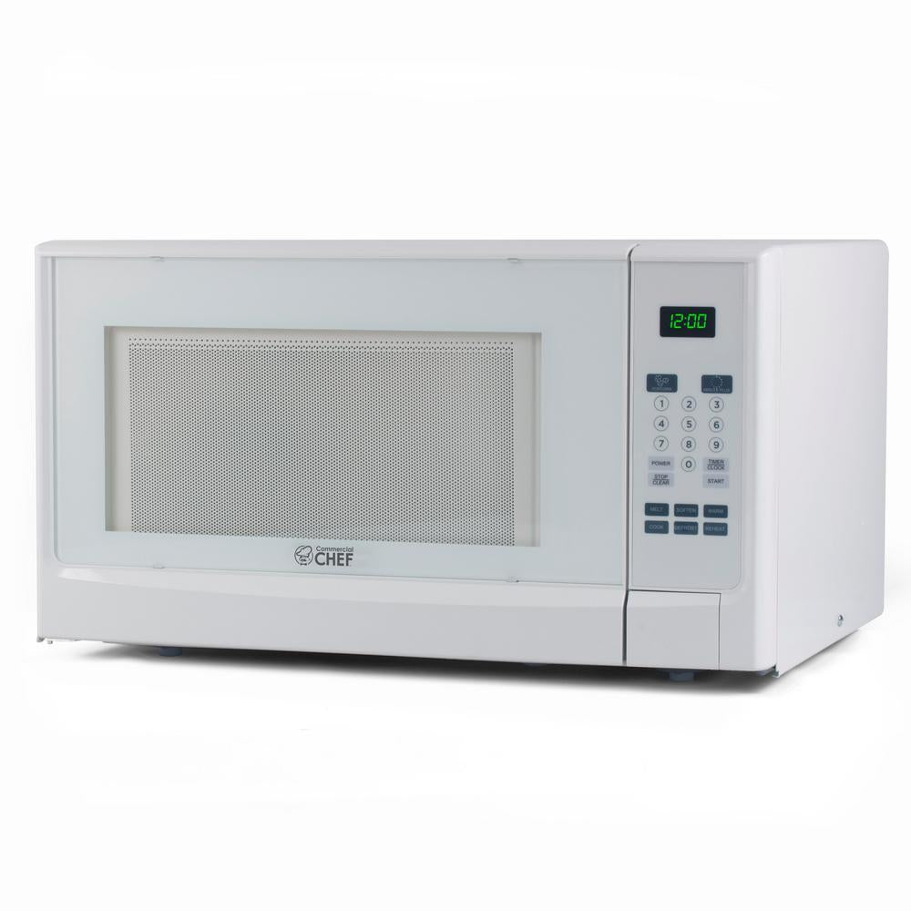 Commercial Chef 1.4 Cu. Ft. Counter Top Microwave - White