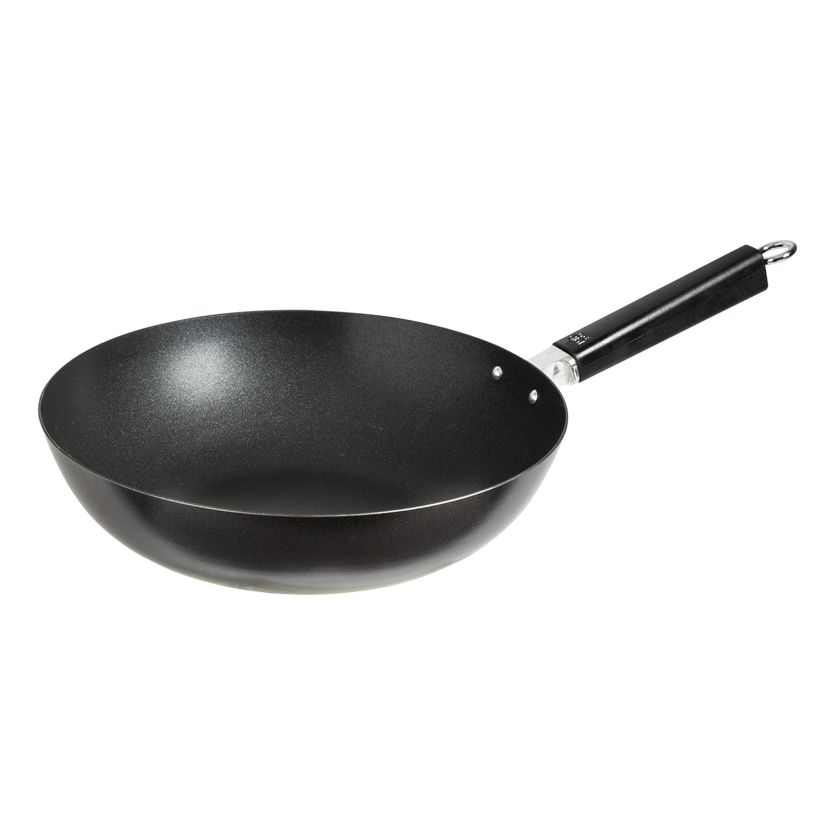 KitchenSupply Joyce Chen - Professional Series 12-Inch Carbon Steel Excalibur Nonstick Stir Fry Pan