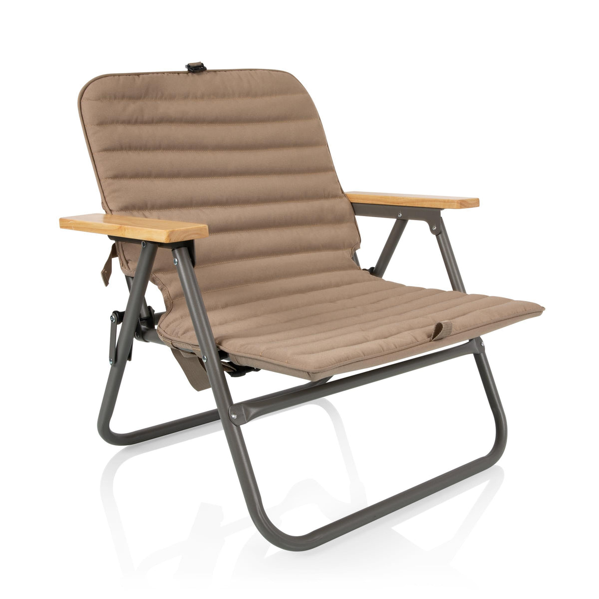 Picnic Time Descanso Beach Chair - Navy Blue