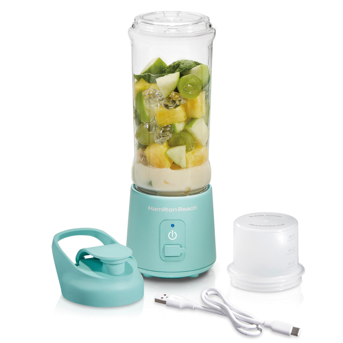 Hamilton Beach Blend Now Portable Cordless Blender Aqua