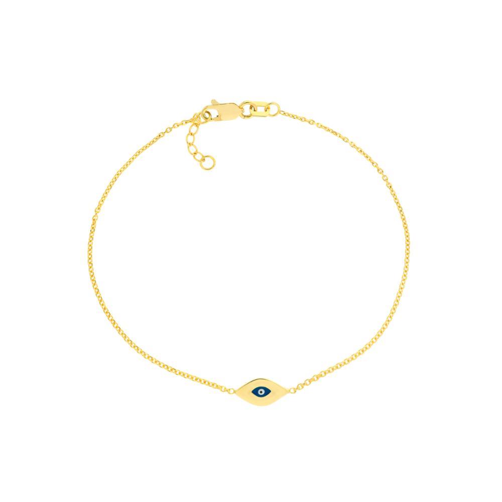 HAWLEY ST Mini Evil Eye Adjustable 7.5" Bracelet