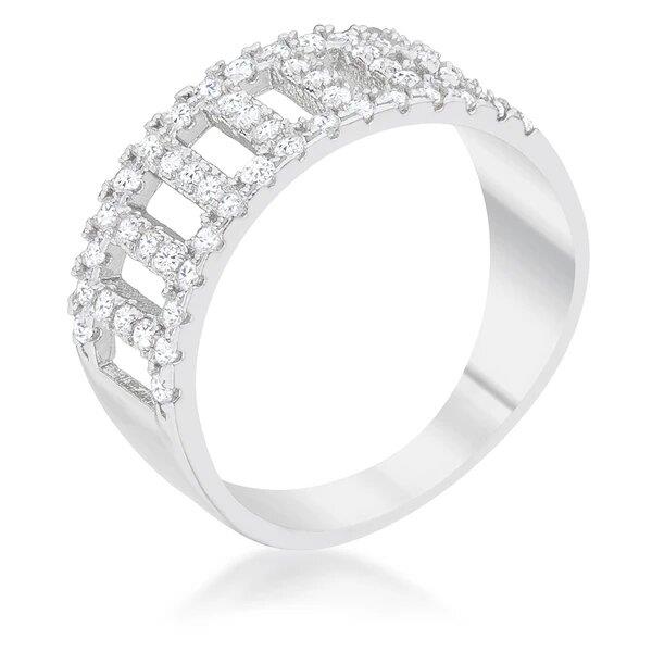 Completely Bella Cubic Zirconia Contemporary Band Ring