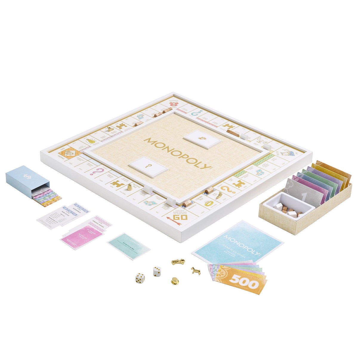 WS Games Monopoly Bianco Edition Ages 8+ Years