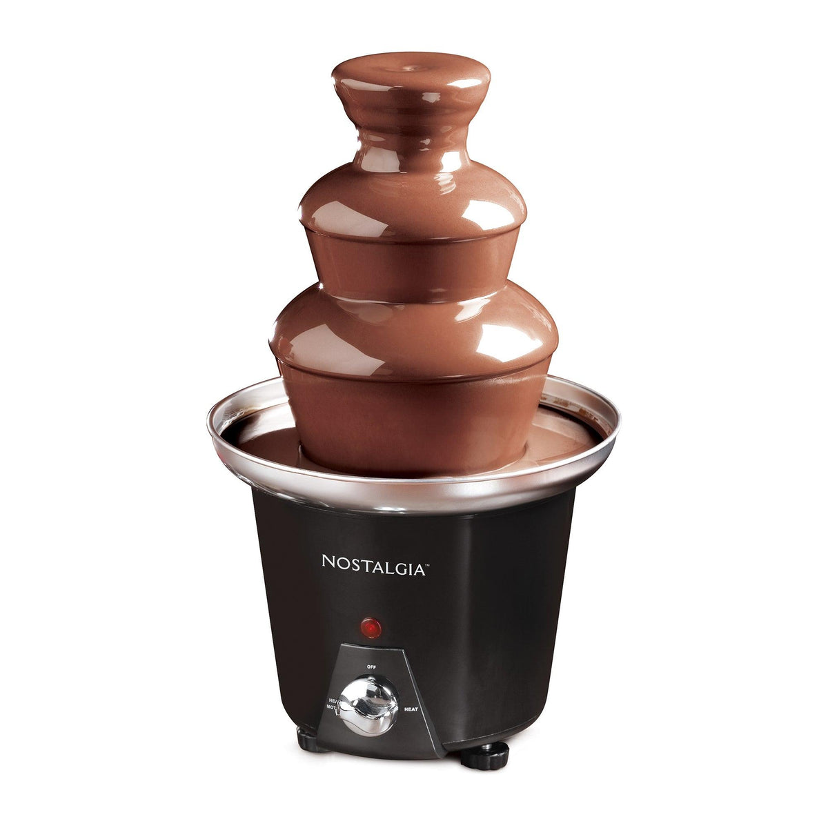Nostalgia 3-Tier 1.5lb Chocolate Fondue Fountain