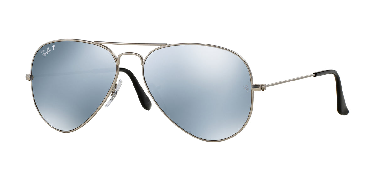 Ray-Ban Polarized Aviator Mirror Sunglasses