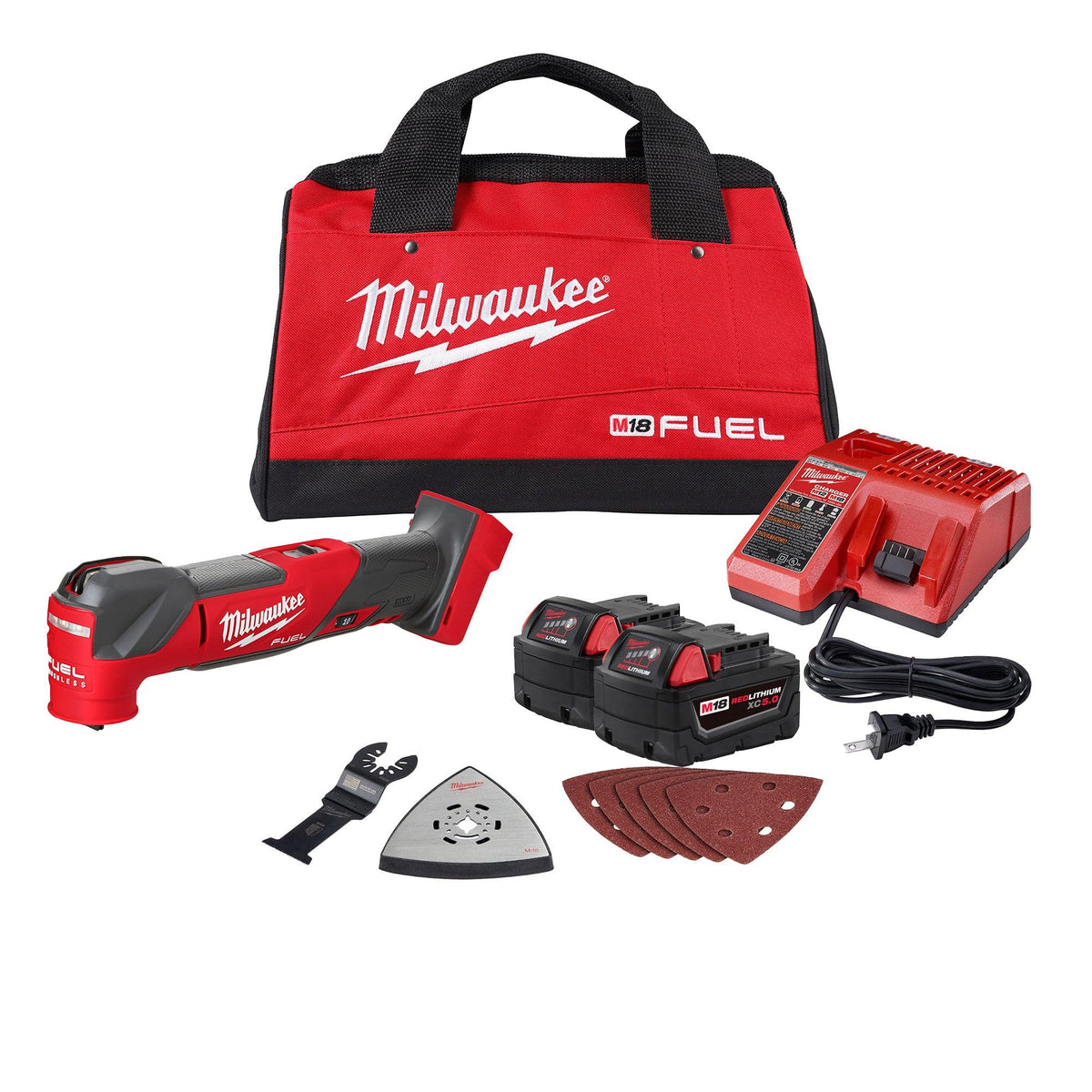 Milwaukee M18 FUEL Oscillating Multi Tool Kit Plus Extra Battery