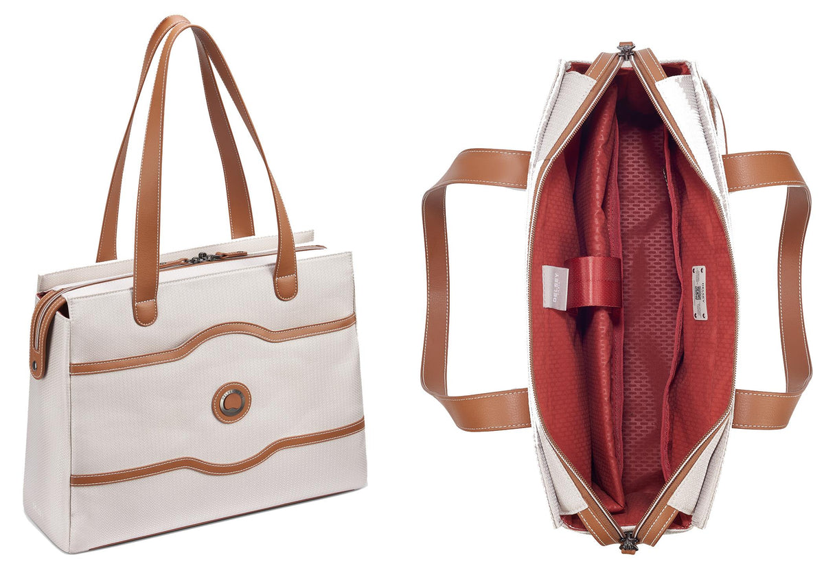 Delsey Luggage Chatalet Air 2.0 Softside Shoulder Bag - Angora