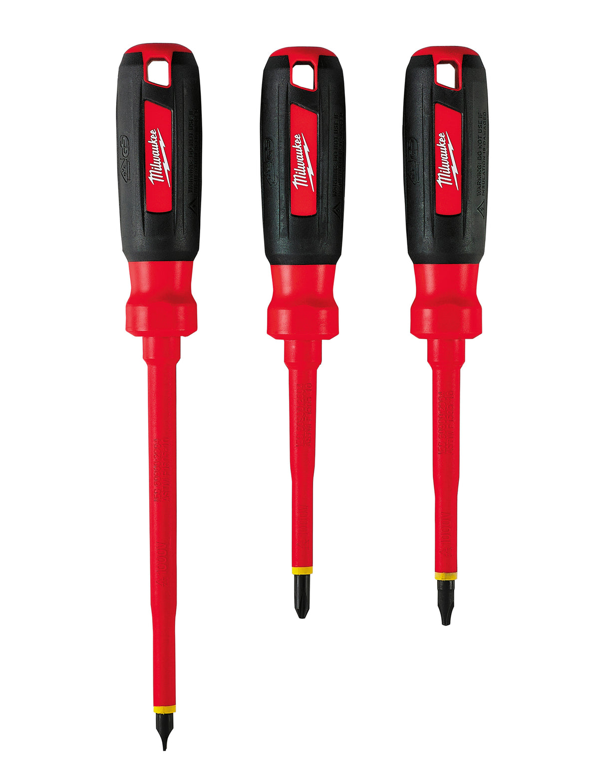 Milwaukee 3pc Insulated Screwdriver Set