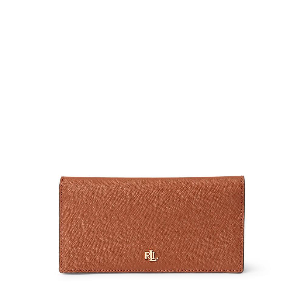 Ralph Lauren Crosshatch Medium Slim Wallet