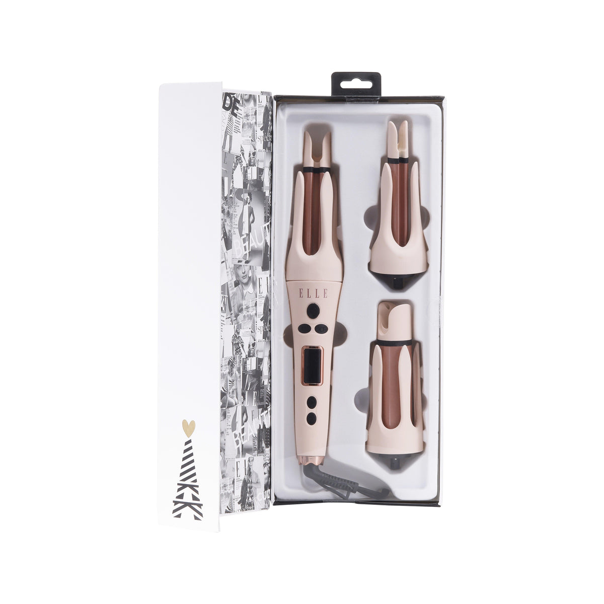 Elle 3-in-1 Auto Spin Hair Curling Iron