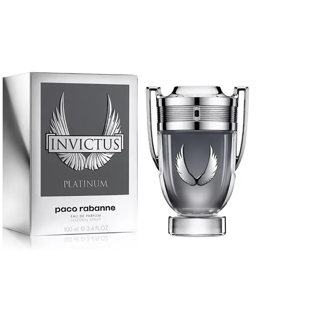 Paco Rabanne Invictus Platinum EDP for Men Size 3.4 oz