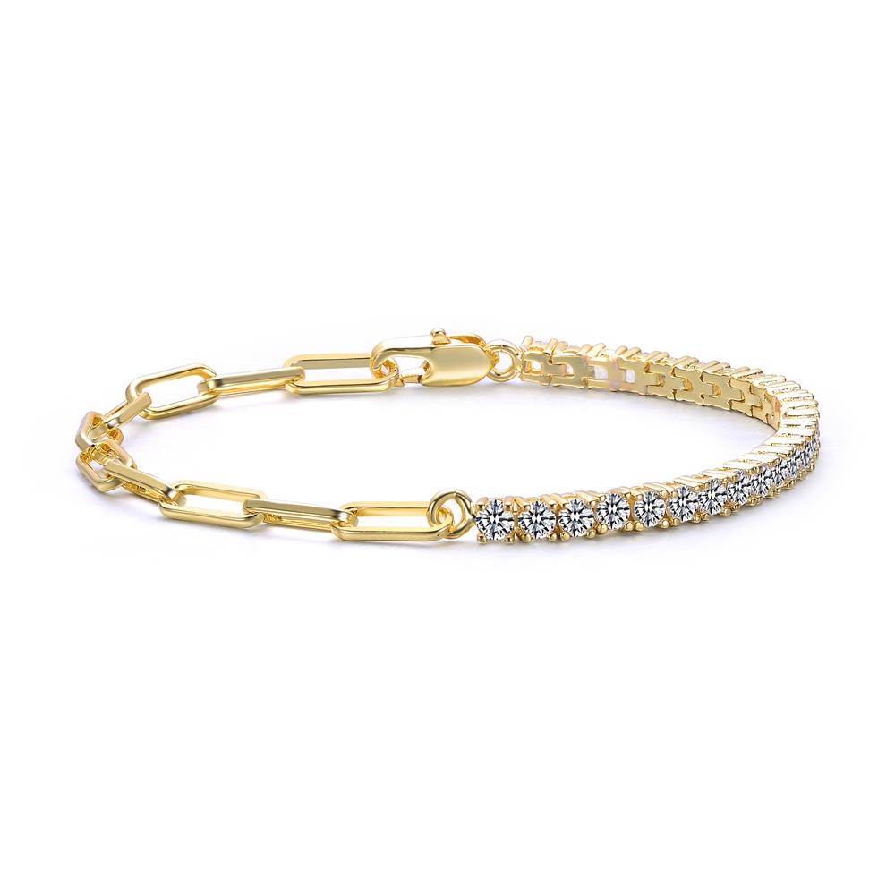 GENEVIVE Classic Chain Bracelet Size 7"
