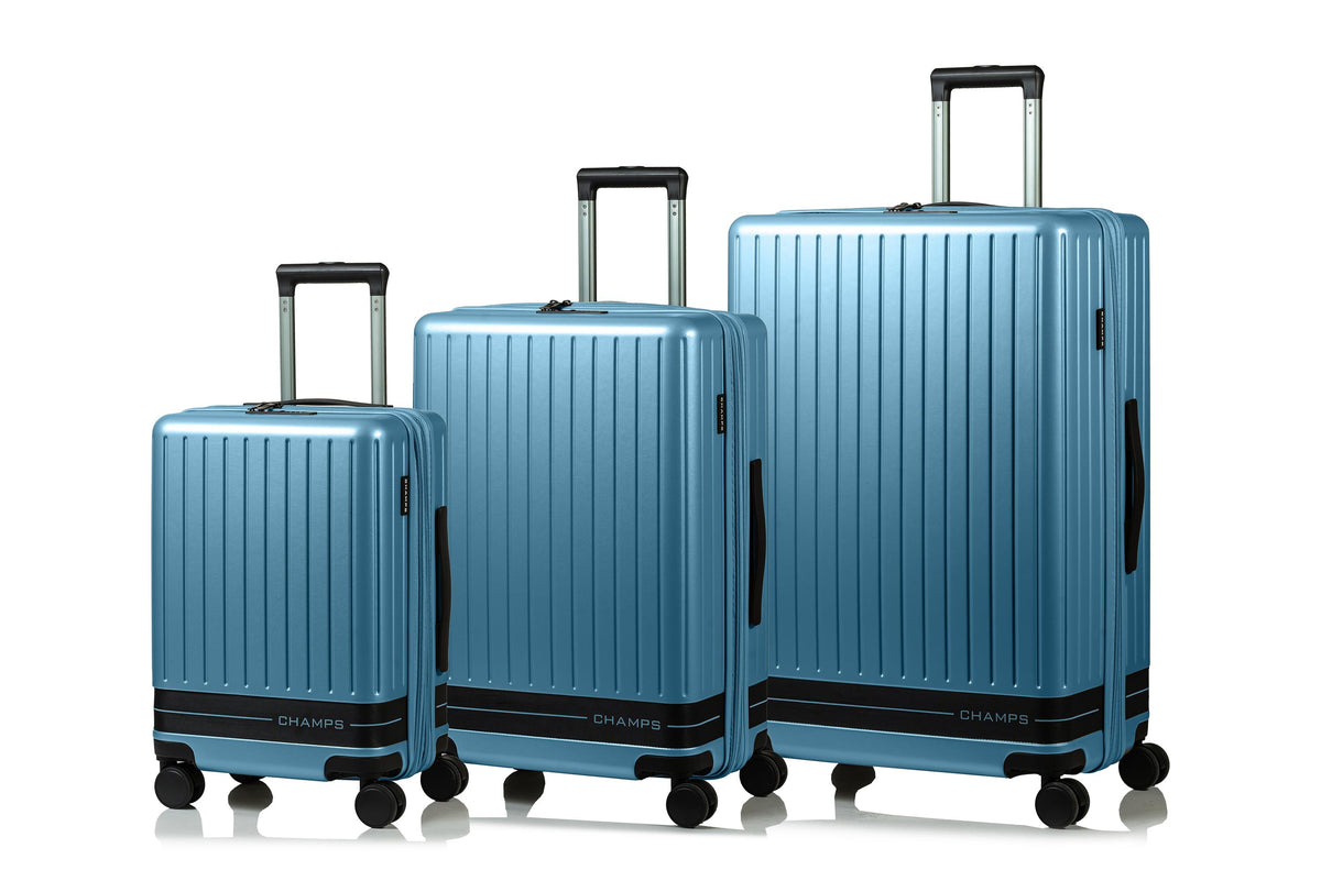 Champs Luggage Fresh II Hardside Luggage Set Size 3 Pieces