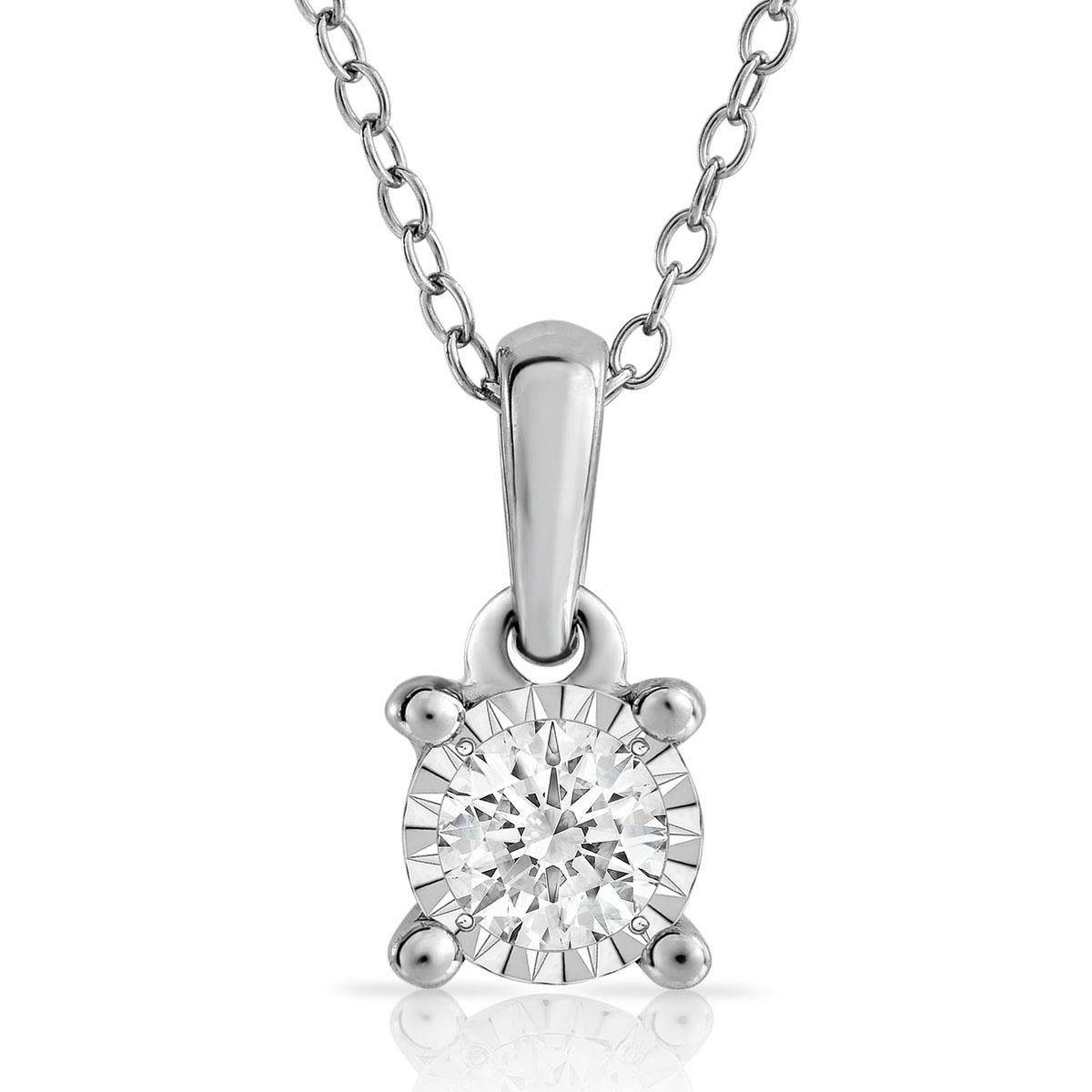 Jilco Inc Diamond Solitaire Necklace