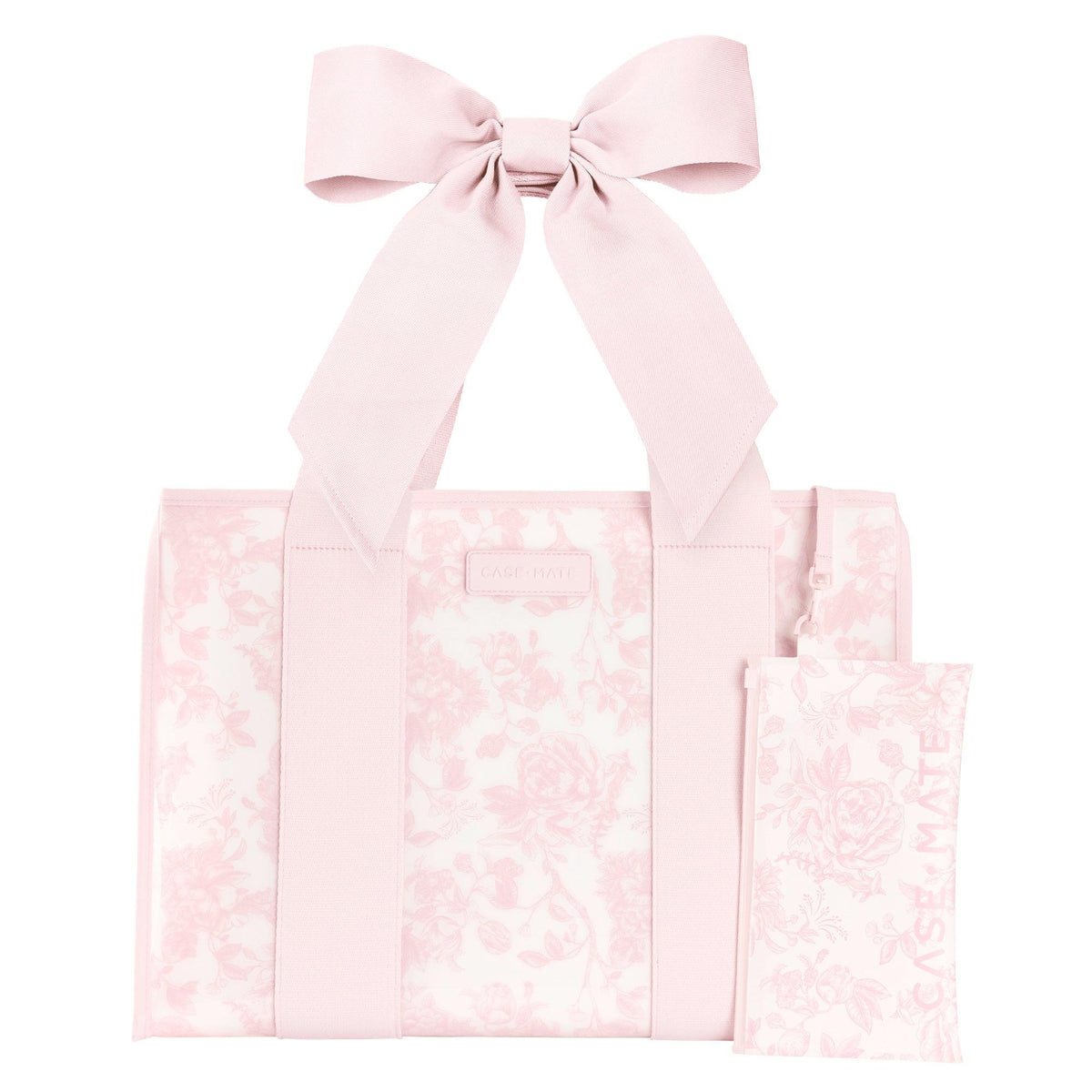 Case-Mate Jelly Tote Bag w/ Phone Pouch Afternoon Rose Bow