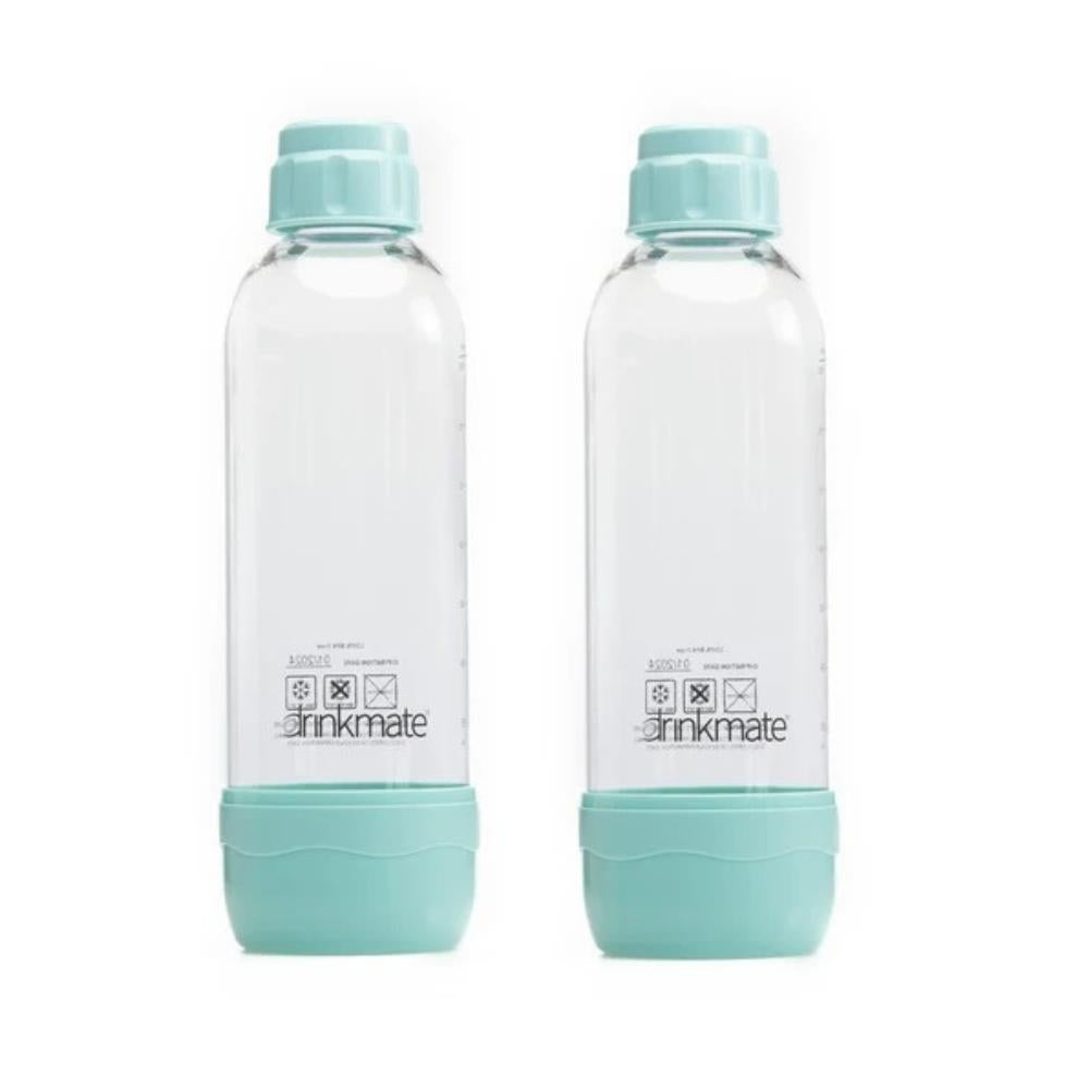Drinkmate Artic Blue 1.0L Twin-Pack of spare bottles