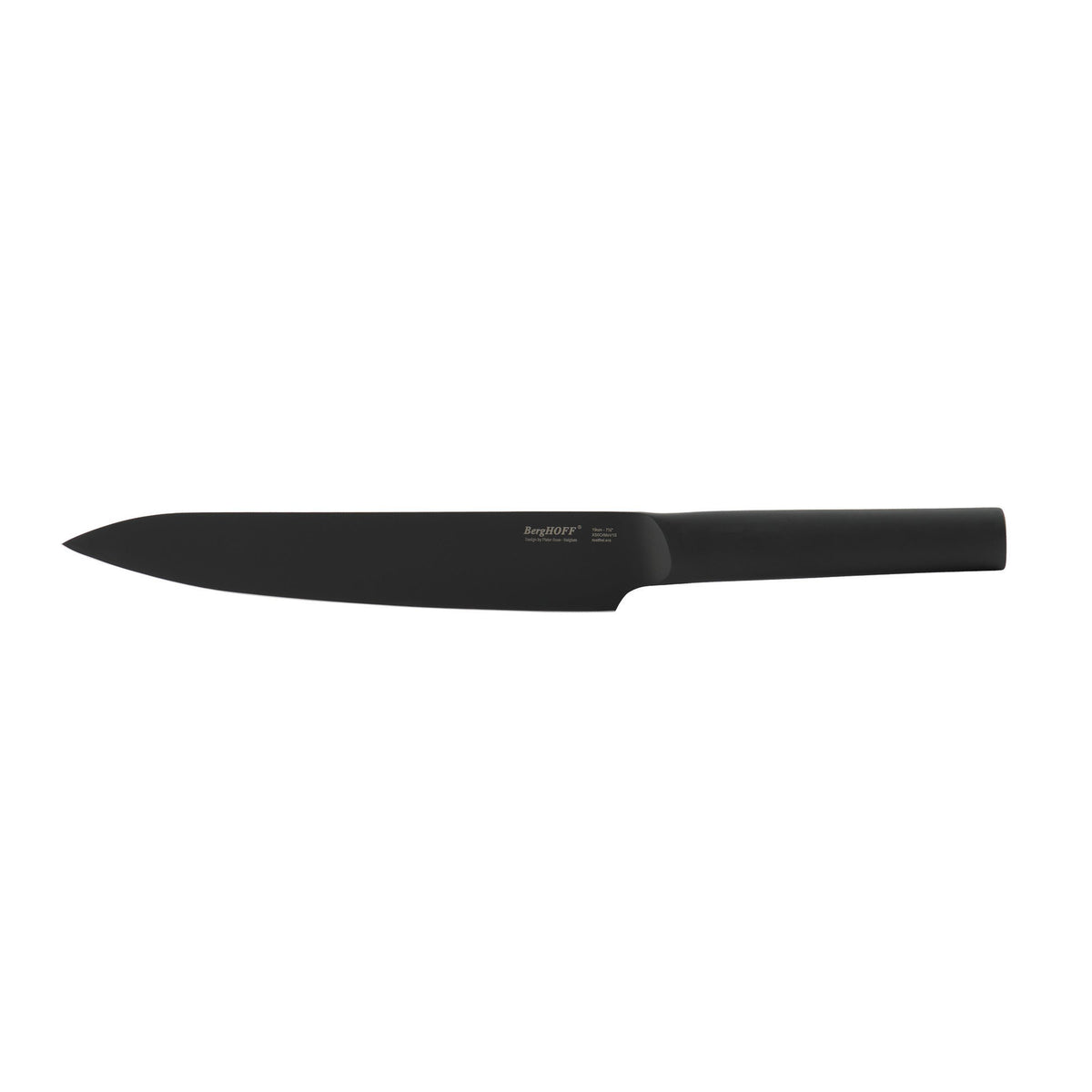BergHOFF Ron 7" Stainless Steel Carving Knife, Black