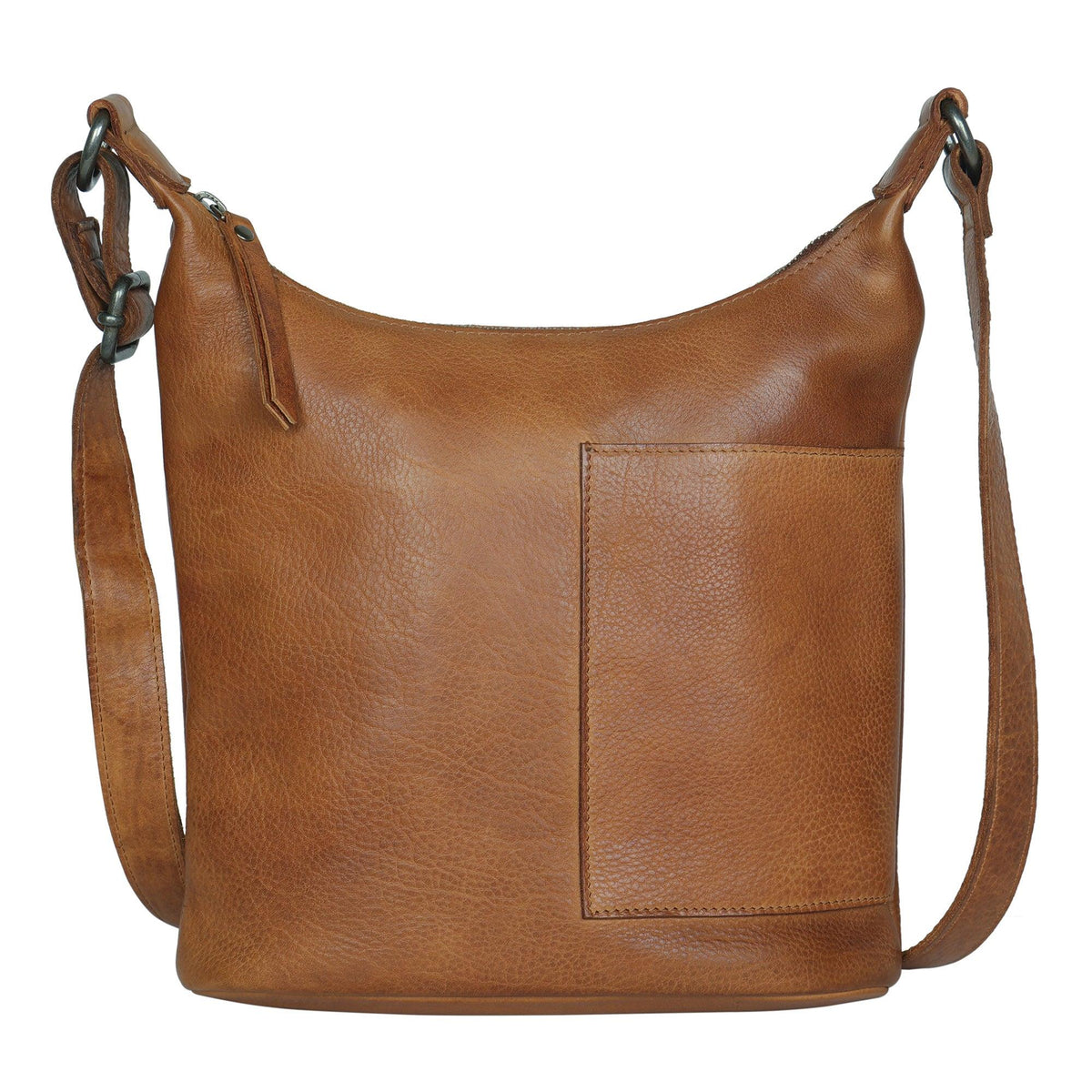 Latico Leathers Kerry Leather Crossbody Cognac