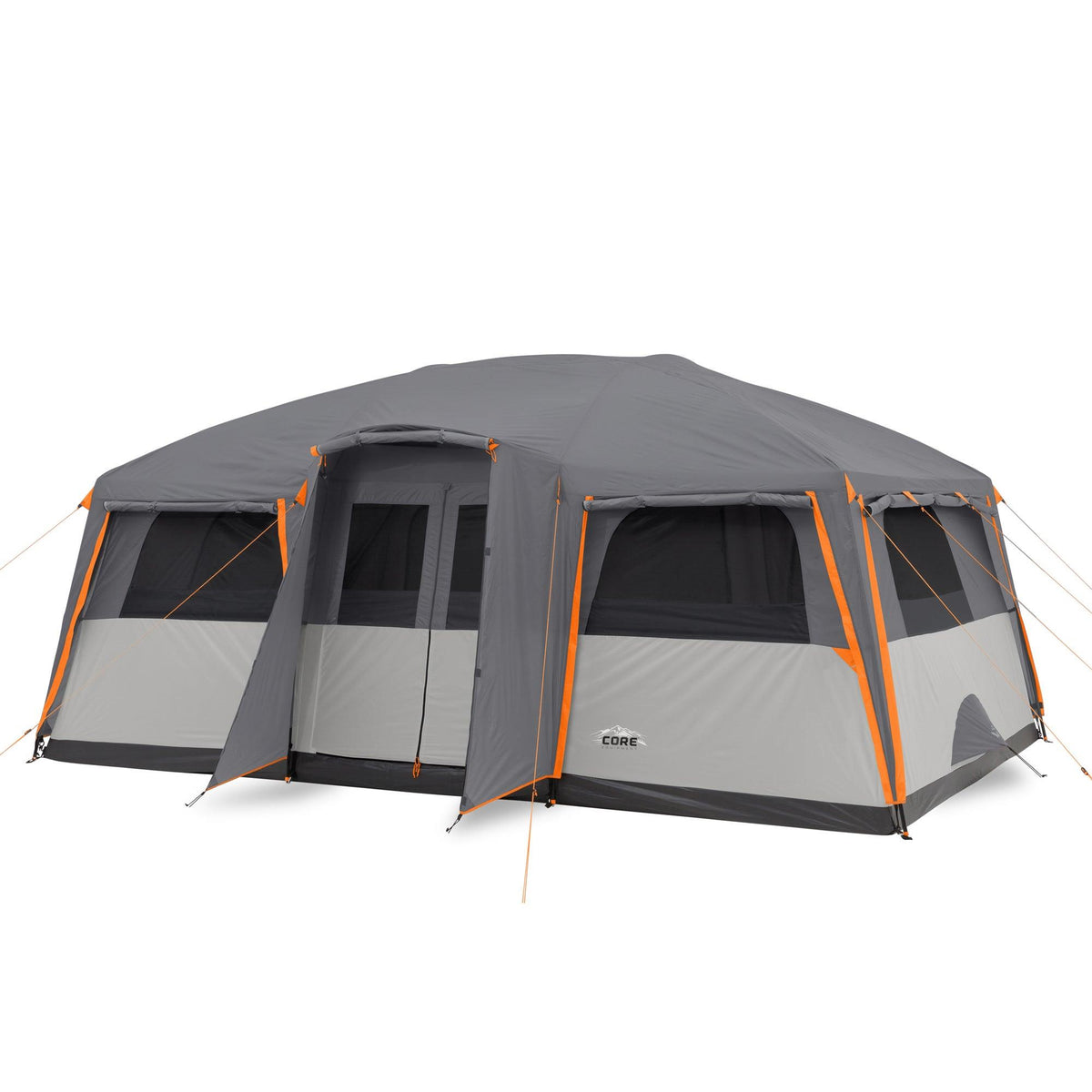Core Equipment 12 Person Straight Wall Cabin Tent w/ Full Rainfly