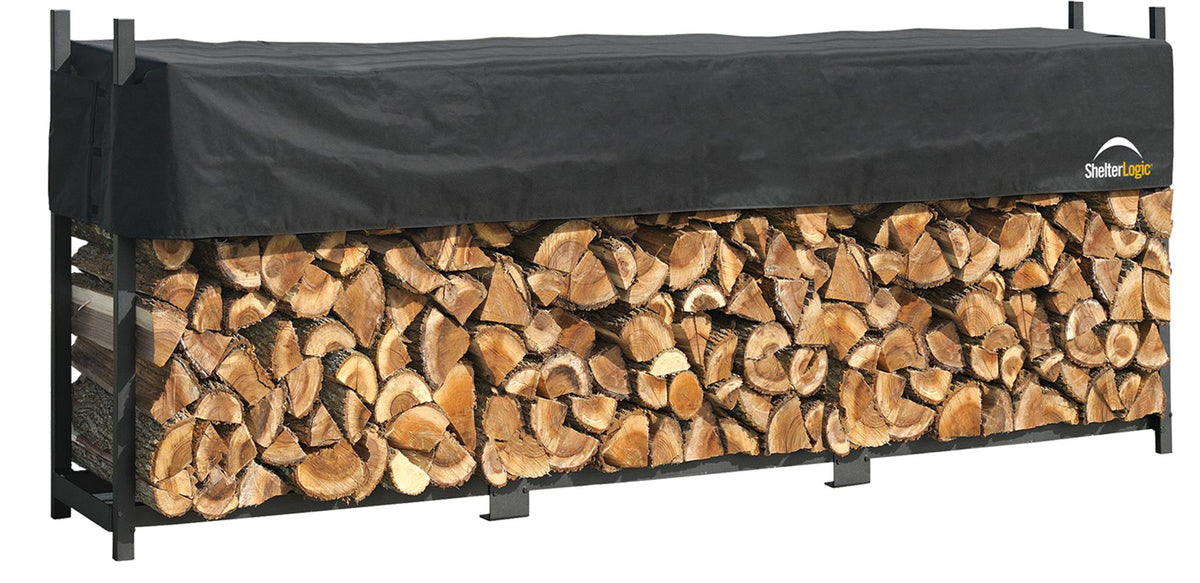 Shelter Logic Ultra Duty Firewood Rack w/Cover Size 12'