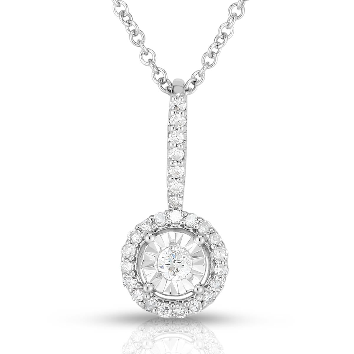 Jilco Inc Diamond Cluster Necklace